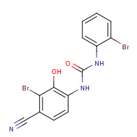 468064-37-1 1-(3-bromo-4-cyano-2-hydroxyphenyl)-3-(2-bromophenyl)urea chemical structure