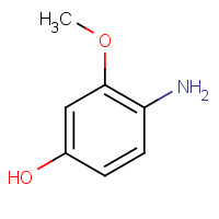 61638-01-5 4-amino-3-methoxyphenol chemical structure