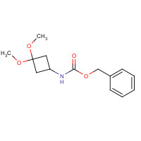 1268519-53-4 benzyl N-(3,3-dimethoxycyclobutyl)carbamate chemical structure