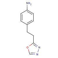 689251-60-3 4-[2-(1,3,4-oxadiazol-2-yl)ethyl]aniline chemical structure