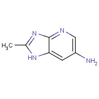 1186223-80-2 2-methyl-1H-imidazo[4,5-b]pyridin-6-amine chemical structure