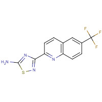 1179360-79-2 3-[6-(trifluoromethyl)quinolin-2-yl]-1,2,4-thiadiazol-5-amine chemical structure