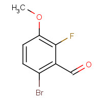 853792-27-5 6-bromo-2-fluoro-3-methoxybenzaldehyde chemical structure