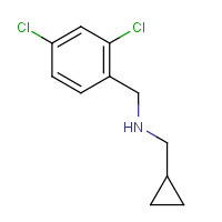 1019539-09-3 1-cyclopropyl-N-[(2,4-dichlorophenyl)methyl]methanamine chemical structure