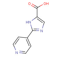 34626-06-7 2-pyridin-4-yl-1H-imidazole-5-carboxylic acid chemical structure