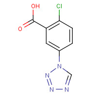 190270-10-1 2-chloro-5-(tetrazol-1-yl)benzoic acid chemical structure