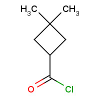 34970-21-3 3,3-dimethylcyclobutane-1-carbonyl chloride chemical structure