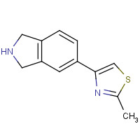 850877-58-6 4-(2,3-dihydro-1H-isoindol-5-yl)-2-methyl-1,3-thiazole chemical structure