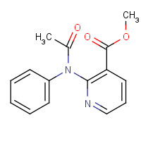 115891-43-5 methyl 2-(N-acetylanilino)pyridine-3-carboxylate chemical structure