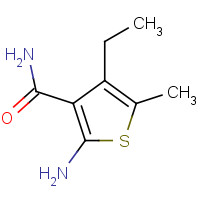 350996-89-3 2-amino-4-ethyl-5-methylthiophene-3-carboxamide chemical structure