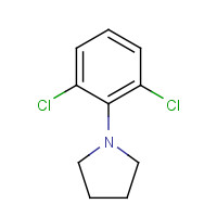 64175-54-8 1-(2,6-dichlorophenyl)pyrrolidine chemical structure