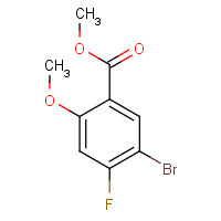 314298-22-1 methyl 5-bromo-4-fluoro-2-methoxybenzoate chemical structure