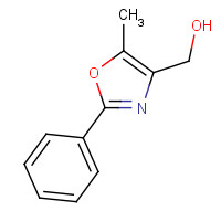 70502-03-3 (5-methyl-2-phenyl-1,3-oxazol-4-yl)methanol chemical structure