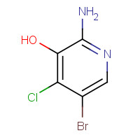 1003710-63-1 2-amino-5-bromo-4-chloropyridin-3-ol chemical structure