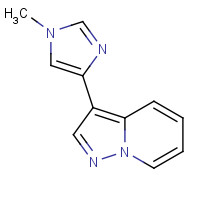 1383675-78-2 3-(1-methylimidazol-4-yl)pyrazolo[1,5-a]pyridine chemical structure