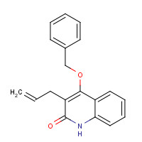 1369482-18-7 4-phenylmethoxy-3-prop-2-enyl-1H-quinolin-2-one chemical structure