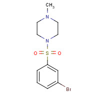 486422-19-9 1-(3-bromophenyl)sulfonyl-4-methylpiperazine chemical structure