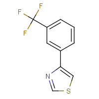 939805-29-5 4-[3-(trifluoromethyl)phenyl]-1,3-thiazole chemical structure
