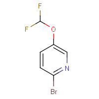 845827-14-7 2-bromo-5-(difluoromethoxy)pyridine chemical structure