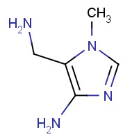 732234-76-3 5-(aminomethyl)-1-methylimidazol-4-amine chemical structure