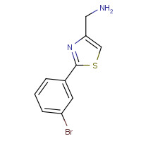 885279-93-6 [2-(3-bromophenyl)-1,3-thiazol-4-yl]methanamine chemical structure