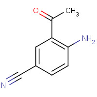 56079-07-3 3-acetyl-4-aminobenzonitrile chemical structure