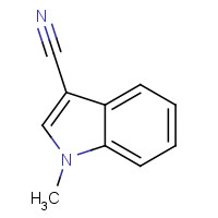 24662-37-1 1-methylindole-3-carbonitrile chemical structure