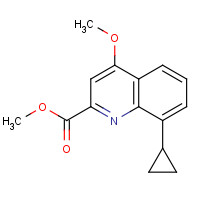 921760-94-3 methyl 8-cyclopropyl-4-methoxyquinoline-2-carboxylate chemical structure