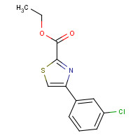 172848-61-2 ethyl 4-(3-chlorophenyl)-1,3-thiazole-2-carboxylate chemical structure