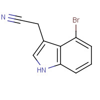 89245-35-2 2-(4-bromo-1H-indol-3-yl)acetonitrile chemical structure