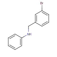 251966-53-7 N-[(3-bromophenyl)methyl]aniline chemical structure