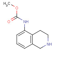 1157922-06-9 methyl N-(1,2,3,4-tetrahydroisoquinolin-5-yl)carbamate chemical structure