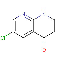 1219815-54-9 6-chloro-1H-1,8-naphthyridin-4-one chemical structure