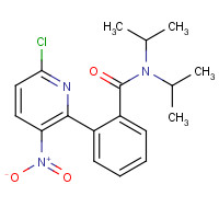 433728-66-6 2-(6-chloro-3-nitropyridin-2-yl)-N,N-di(propan-2-yl)benzamide chemical structure