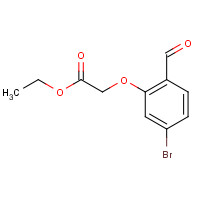 942414-81-5 ethyl 2-(5-bromo-2-formylphenoxy)acetate chemical structure