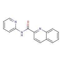 300574-94-1 N-pyridin-2-ylquinoline-2-carboxamide chemical structure