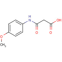 61916-60-7 3-(4-methoxyanilino)-3-oxopropanoic acid chemical structure