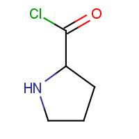64154-87-6 pyrrolidine-2-carbonyl chloride chemical structure