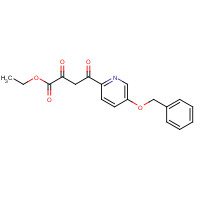 858597-94-1 ethyl 2,4-dioxo-4-(5-phenylmethoxypyridin-2-yl)butanoate chemical structure