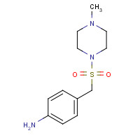 192218-04-5 4-[(4-methylpiperazin-1-yl)sulfonylmethyl]aniline chemical structure