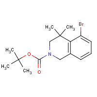 1203684-82-5 tert-butyl 5-bromo-4,4-dimethyl-1,3-dihydroisoquinoline-2-carboxylate chemical structure