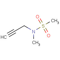 111903-21-0 N-methyl-N-prop-2-ynylmethanesulfonamide chemical structure