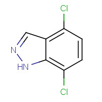 1000341-86-5 4,7-dichloro-1H-indazole chemical structure