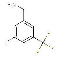 691877-06-2 [3-iodo-5-(trifluoromethyl)phenyl]methanamine chemical structure