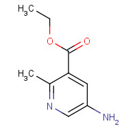 60390-42-3 ethyl 5-amino-2-methylpyridine-3-carboxylate chemical structure