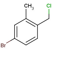 24078-15-7 4-bromo-1-(chloromethyl)-2-methylbenzene chemical structure