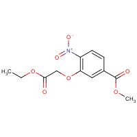 214848-28-9 methyl 3-(2-ethoxy-2-oxoethoxy)-4-nitrobenzoate chemical structure