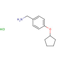 1235440-30-8 (4-cyclopentyloxyphenyl)methanamine;hydrochloride chemical structure