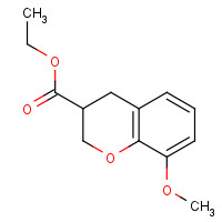 221185-47-3 ethyl 8-methoxy-3,4-dihydro-2H-chromene-3-carboxylate chemical structure