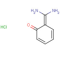 501904-25-2 6-(diaminomethylidene)cyclohexa-2,4-dien-1-one;hydrochloride chemical structure